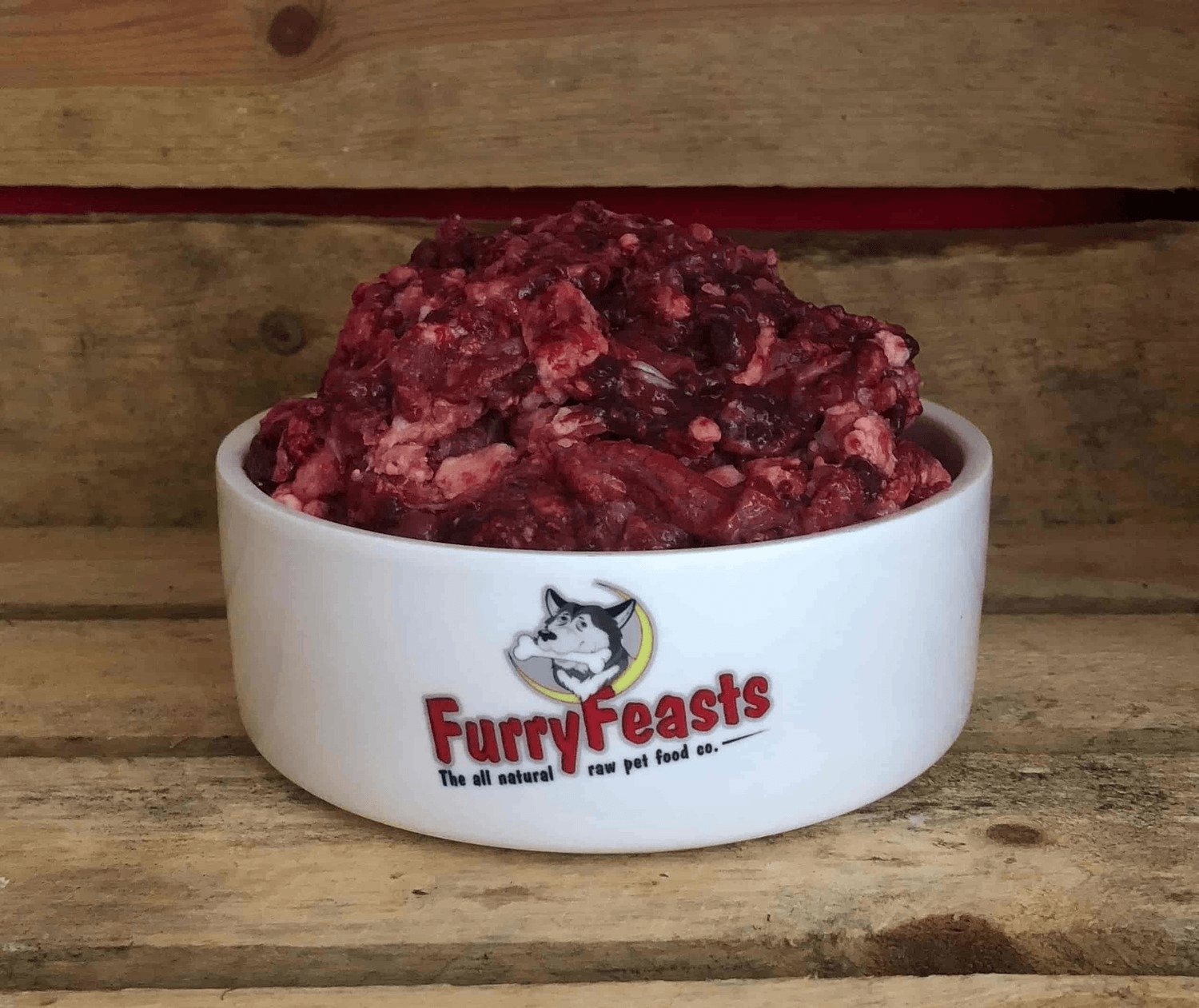 Furry Feasts Minced Beef With Venison (500g) | Sure 4 Pets