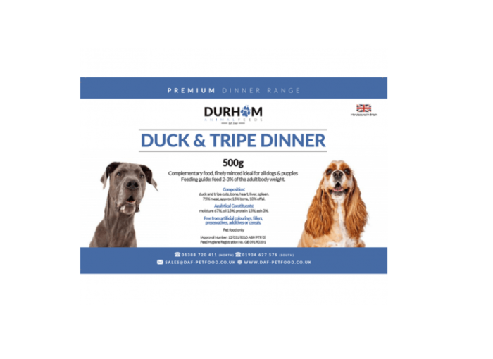 DAF - Minced Duck With Tripe Dinner (500g)