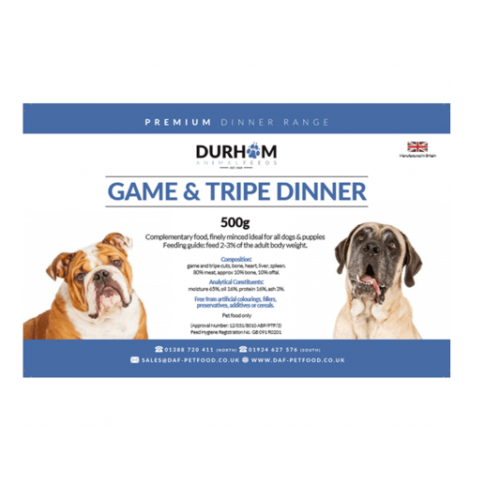 DAF - Minced Game With Tripe Dinner (500g)