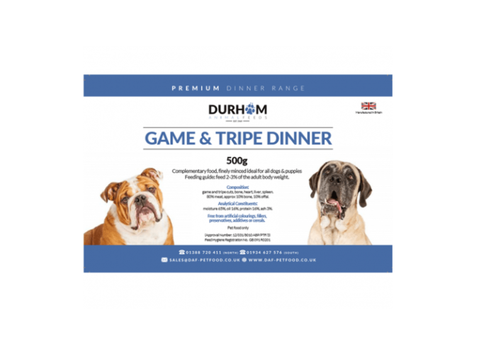 DAF - Minced Game With Tripe Dinner (500g)