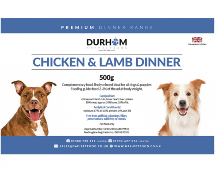 DAF - Minced Chicken And Lamb Dinner (500g)