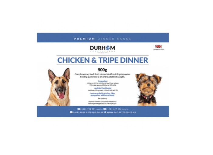 DAF - Minced Chicken With Tripe Dinner (500g)
