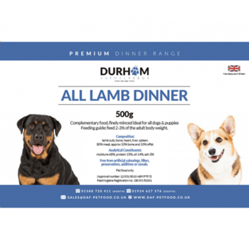 DAF - Minced Lamb Dinner (500g)