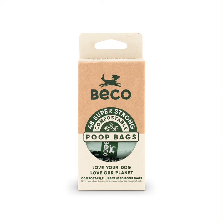 Beco Compostable Poop Bags Unscented 48