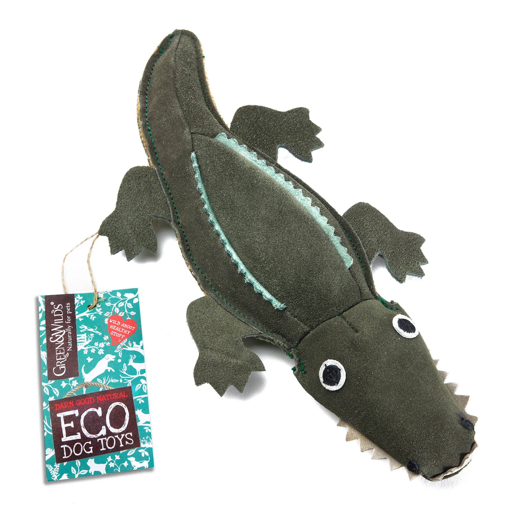 Colin The Crocodile (Eco Dog Toy)