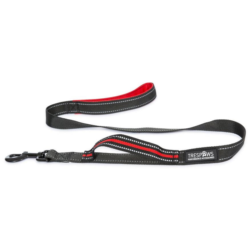 Trespaws Reflective Dog Leash Red Buster