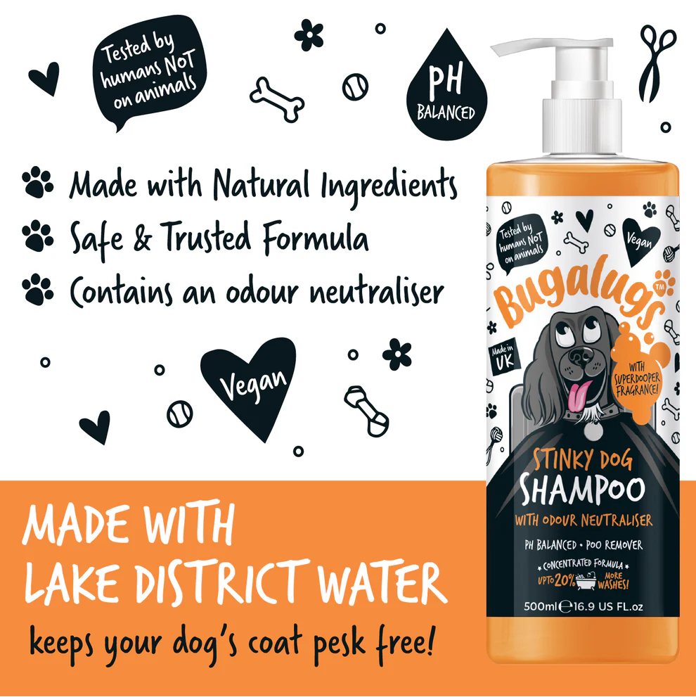 Bugalugs Stinky Dog Shampoo with Odour Neutraliser - Image 4