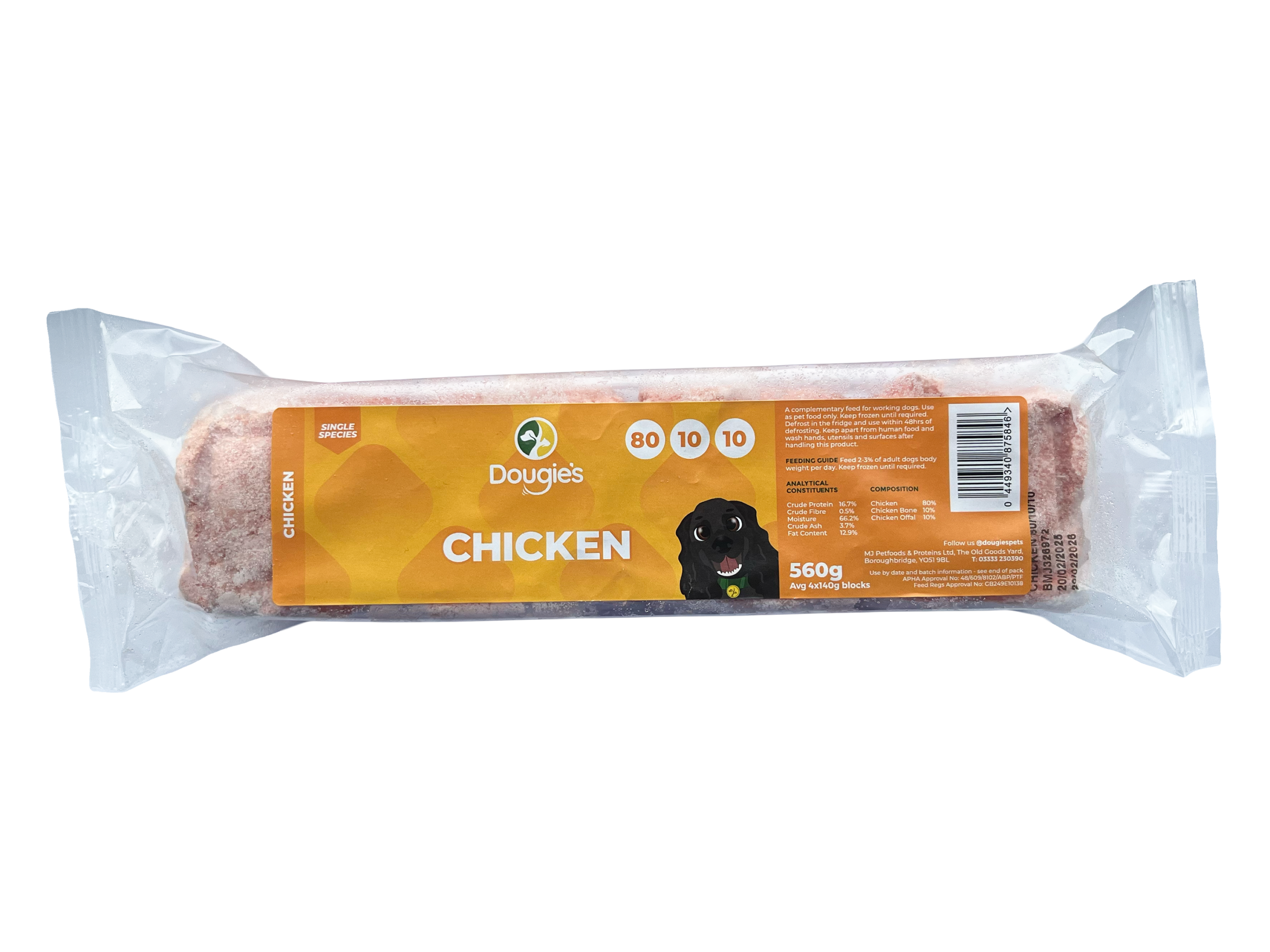 Dougies Chicken 560g (4 x 140g)