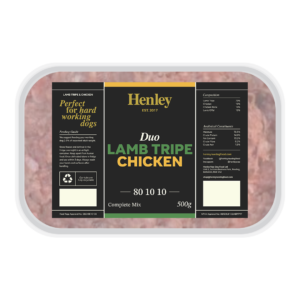 Henleys Lamb Tripe & Chicken 80/10/10