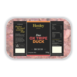 Henleys Ox Tripe & Duck 80/10/10